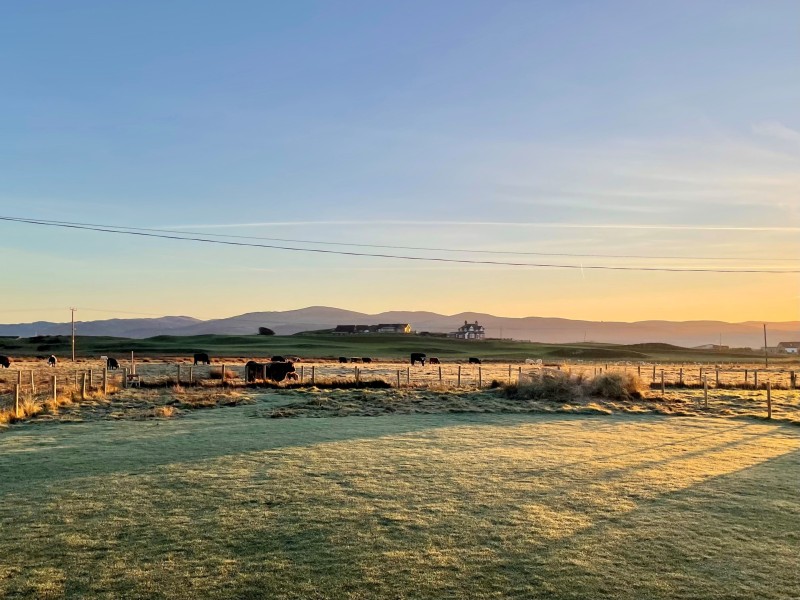 Twyn Isaf views of Cambrian Mountains sunrise West Wales holiday accommodation